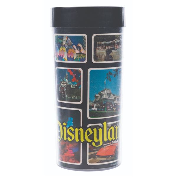 A 1970s Disneyland Pictoral Tumbler.