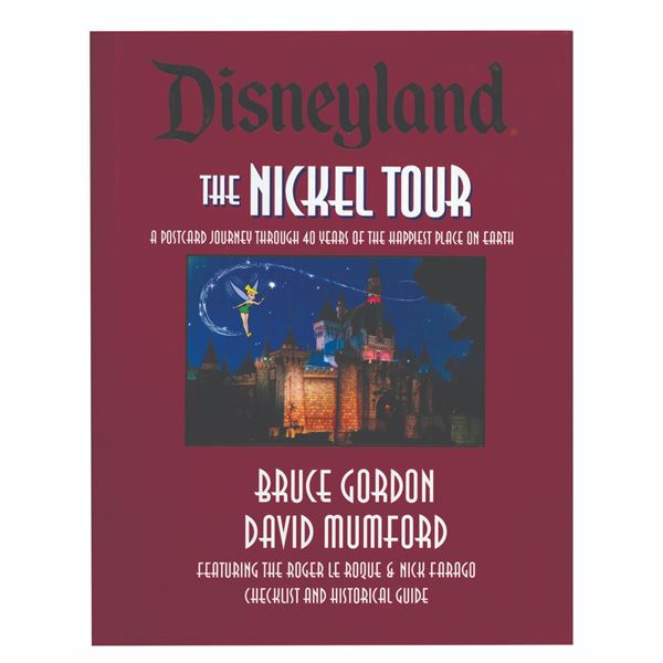 A Disneyland the Nickel Tour Author Signed First Day Copy.