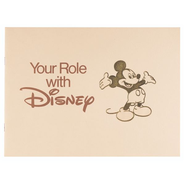 A "Your Role with Disney" Cast Member Guide.