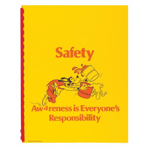 A 1980s Disneyland Safety Handbook.