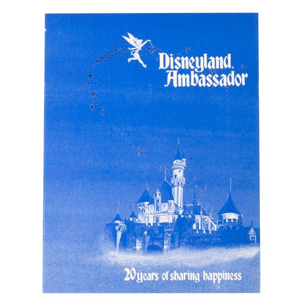 A 1984 Disneyland Ambassador Booklet.