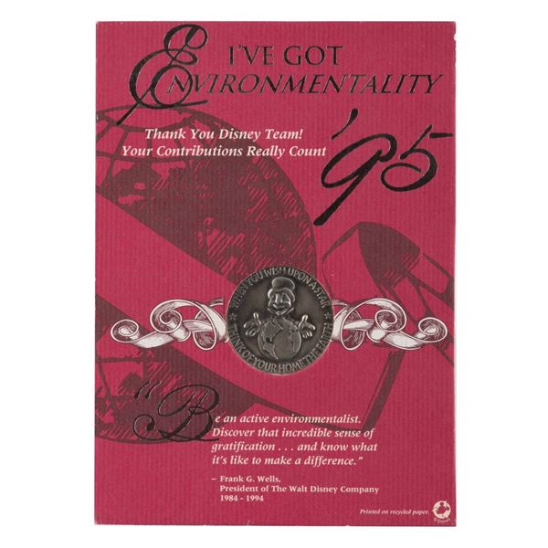 A Jiminy Cricket Environmentality Coin.