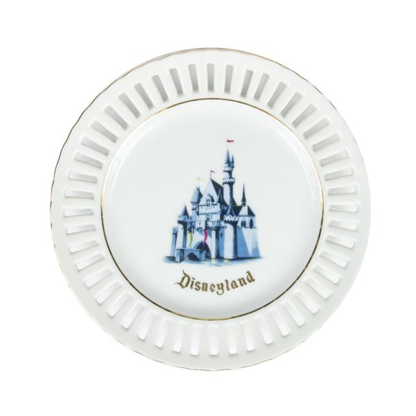 A Disneyland Souvenir Decorative Plate.
