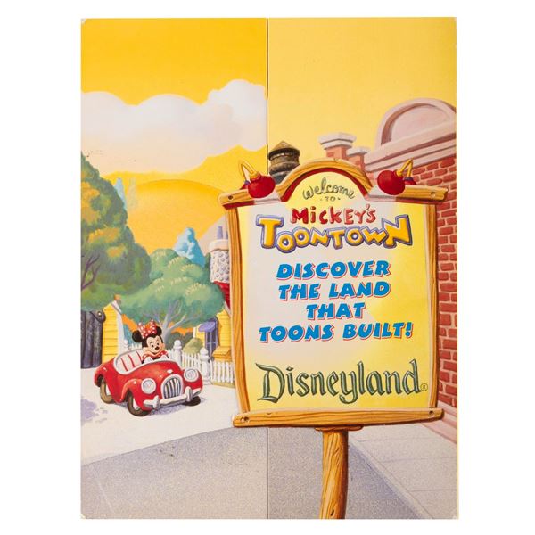 A Mickey's Toontown Grand Opening Press Kit.