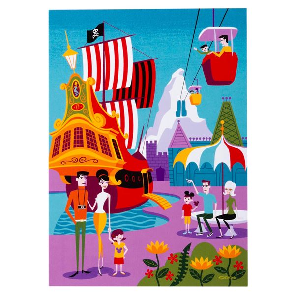 A SHAG "Morning in the Magic Kingdom" Postcard.