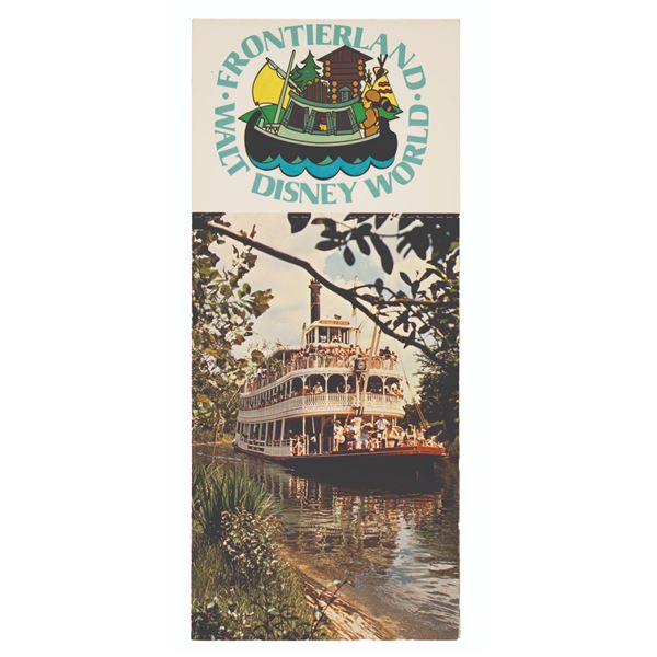 A Walt Disney World Frontierland Postcard Book.