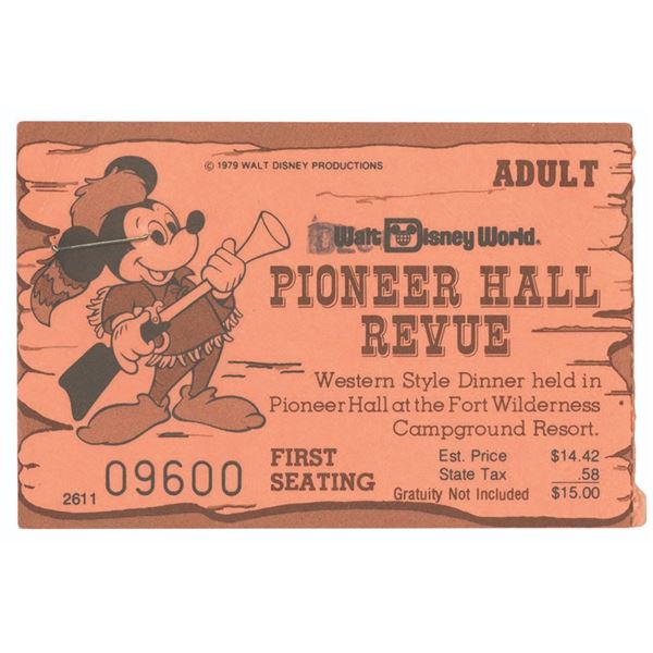 A Pair of Pioneer Hall Revue Tickets.