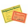 Image 1 : A Set of Polynesian Revue Tickets and Seating Card.