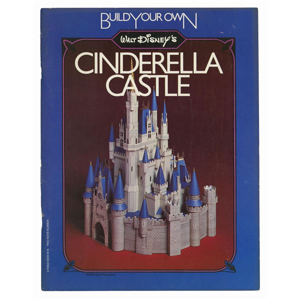 A Cinderella Castle Paper Model Kit Book.
