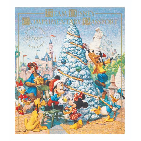 A Charles Boyer Team Disney Complimentary Passport.
