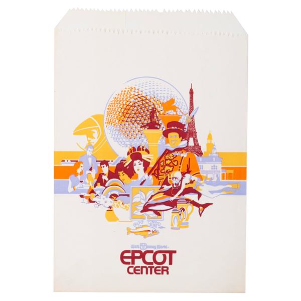 An Early EPCOT Center Shopping Bag.