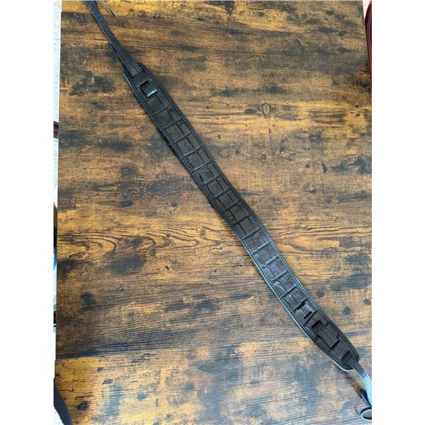 American Alligator Leather Guitar Strap