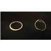 Image 3 : APPROX 18K LADIES WEDDING RING & APPROX 10K LADIES SIGNET RING (3.2G TOTAL)