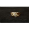 Image 1 : APPROX 14K MENS RING SET WITH DIAMONDS (.06CT, 6G)
