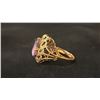 Image 2 : APPROX 14K LADIES RING SET WITH AMETHYST (6.7G)