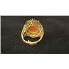 Image 3 : APPROX 14K LADIES RING WITH SHELL CAMEO (8.2G)