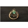 Image 3 : APPROX 14K LADIES RING SET WITH JADEITE (5.4G)