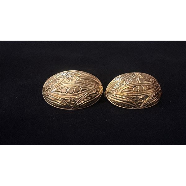 PAIR APPROX 14K EARRINGS (7.3G)