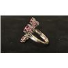 Image 2 : APPROX 10K LADIES RING SET WITH RUBIES (4.3G)