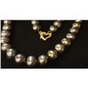 Image 2 : BLACK PEARL NECKLACE (18")