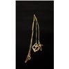 Image 1 : APPROX 14K CHAIN (20") WITH 3 APPROX 10K+ PENDANTS (4.9G)