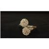 Image 1 : APPROX 14K RING SET WITH DIAMONDS (.1-.11CT, 6.6G)