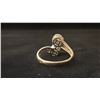 Image 3 : APPROX 14K RING SET WITH DIAMONDS (.1-.11CT, 6.6G)
