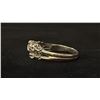 Image 2 : APPROX 14K LADIES WEDDING RING SET WITH DIAMONDS (.01-.012CT, 5.6G)