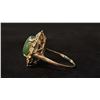 Image 2 : APPROX 10K LADIES RING SET WITH JADE (4.9G)