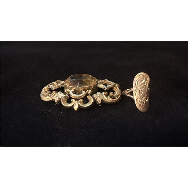 MISC JEWELRY (1.8G GOLD & 13G SILVER CONTENT)