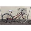 Image 2 : ROAD KING RED 5 SPEED VINTAGE ROAD BIKE WITH FRONT BASKET