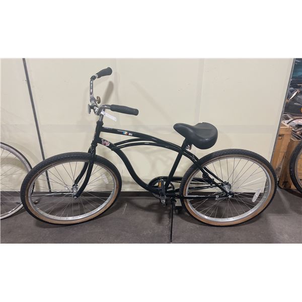 IRL BLACK SINGLE SPEED CRUISER STYLE BIKE