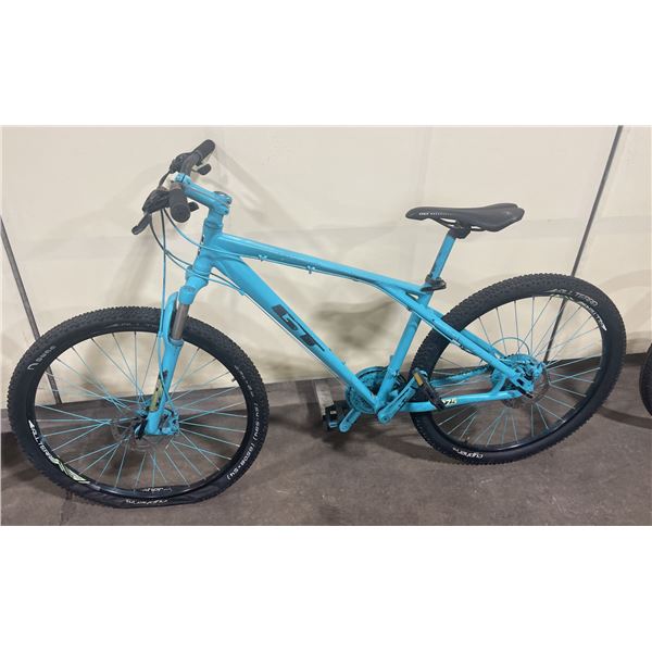 GT 275 BLUE 21 SPEED FRONT SUSPENSION MOUNTAIN BIKE WITH FULL DISC BRAKES