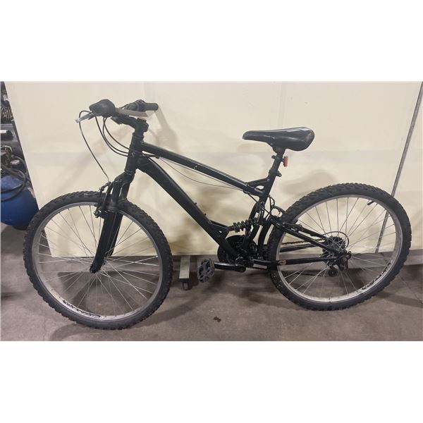 SUPERCYCLE BLACK 21 SPEED FULL SUSPENSION MOUNTAIN BIKE