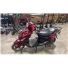 Image 1 : GIO RED ELECTRIC RIDE ON SCOOTER *NO KEYS, HAS BATTERY & CHARGER, FLAT TIRES*