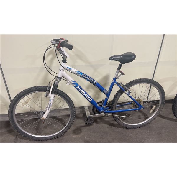 HEAD CRUSADER 21 SPEED FRONT SUSPENSION MOUNTAIN BIKE