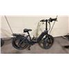 Image 7 : Y20 GREY ELECTRIC FOLDABLE E-BIKE WITH CHARGER - 75 KM RANGE, HYDRAULIC DISC BRAKES, 7 LEVELS,