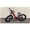 Image 1 : AVENTON RED  8 SPEED ELECTRIC BICYCLE *NO KEY OR CHARGER*