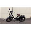 Image 1 : BLACK  6 SPEED FRONT SUSPENSION ELECTRIC BIKE WITH FULL DISC BRAKES