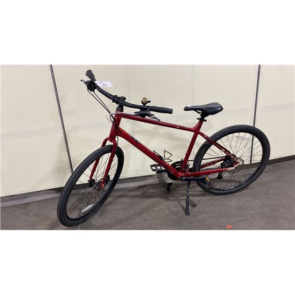 NORCO INDIE RED 21 SPEED MOUNTAIN BIKE WITH FULL DISC BRAKES