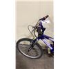 Image 3 : BLUE 21 SPEED FRONT SUSPENSION MOUNTAIN BIKE