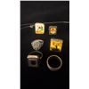 Image 2 : 5 STERLING SILVER RINGS & 6 STERLING SILVER PENDANTS