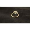 Image 3 : STERLING SILVER 14K GOLD PLATED RING SET WITH EMERALD AND MULTICOLOURED SAPPHIRES SIZE 8
