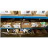 Image 3 : 60+ BOXES OF ASSORTED SET DEC ITEMS INCLUDING CURTAINS, FABRIC, CRAFT SUPPLIES, PILLOWS, SHOES,