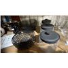 Image 4 : SHELF OF ASSORTED HOME DECOR ITEMS INCLUDING CANDLES, VASES, CANDLE HOLDERS, WINE GLASSES, KITCHEN
