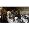 Image 5 : SHELF OF ASSORTED HOME/KITCHEN ITEMS INCLUDING CUTLERY SETS, DISH SETS, JARS, MORTAR & PESTLES,