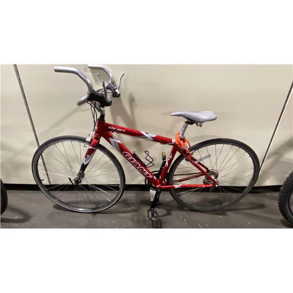 GIANT RED 24 SPEED ROAD BIKE