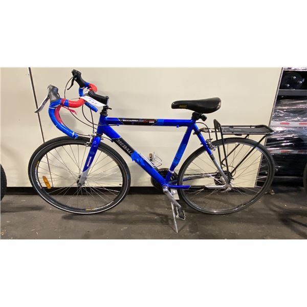 BLUE 24 SPEED ROAD BIKE