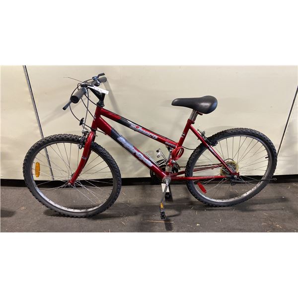 SUPERCYCLE SC1800 RED 18 SPEED MOUNTAIN BIKE