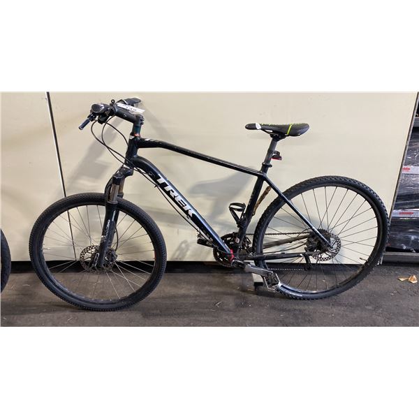 TREK DUAL SPORT BLACK FRONT SUSPENSION 24 SPEED MOUNTAIN BIKE WITH FULL DISC BRAKES